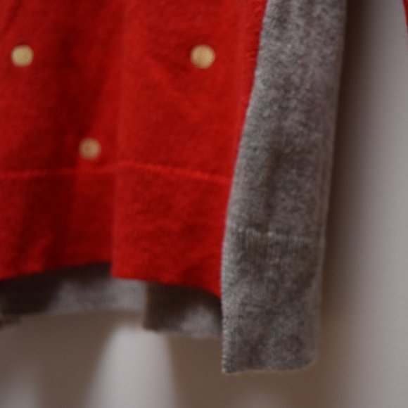 J. Crew Color-Block V-Neck Sweater in Women's S - Picture 8 of 14